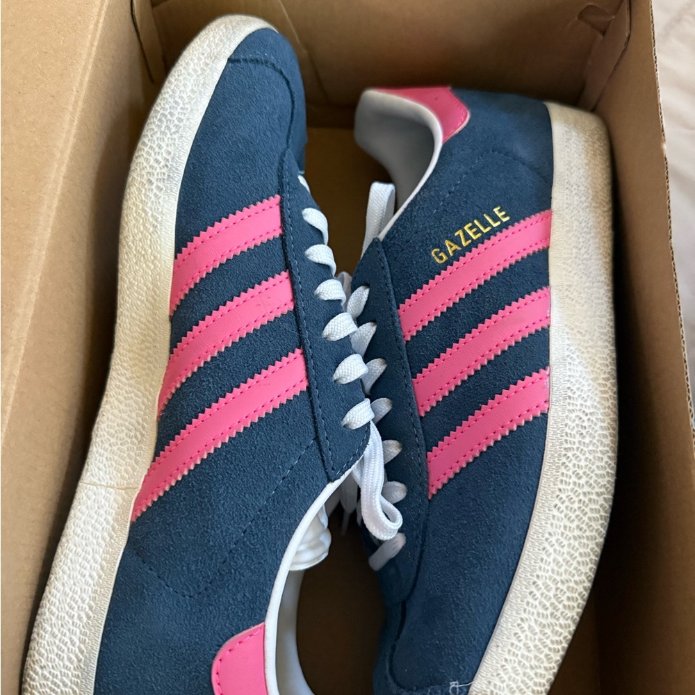 Adidas Gazelle Women's Sneakers - Blue and Pink